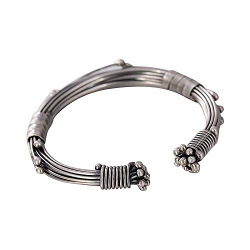 Bracelet en argent S925 tressé : l'élégance vintage unisexe