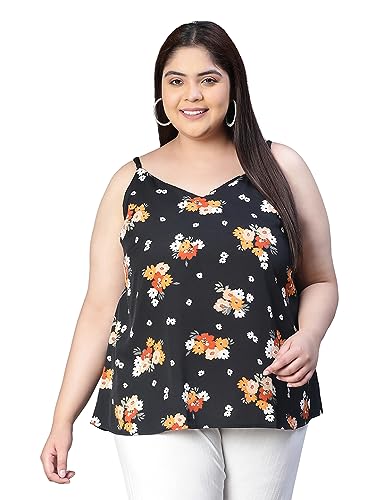 Image of oxolloxo Women Shoulder Strap Round Neck Plus Size top