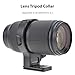 75mm Lens Collar Tripod Ring Mount Replacement Fit for Tamron T50-300mm, F4.5-6.3 Lense Collar Support Lens Collar Socket with 38mm Swiss Stand Quick Release Plate Base for Stabilizer