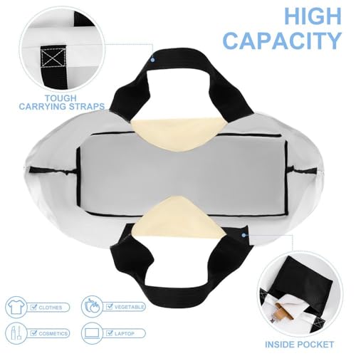 Women's Multi-Functional Shopping Bag，West Desert Cowboys Riding Printing Messenger Bag Shoulder Bag for Travel, Work, Shopping & Parties with Inner Pocket, Grocery Bag Lightweight & Water-Resistant4