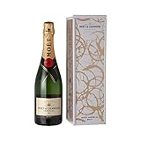 Lebhaft Moët & Chandon Impérial Champagner in exklusiver Geschenkpackung aus Metall