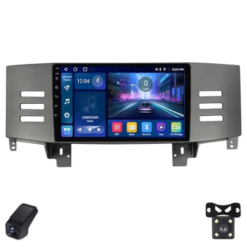 Genérico Autoestéreo para Toyota Mark X X120 1 2004-2009 Android CarPlay con Pantalla táctil de 9 Pulgadas 1280×720 Autoestéreo/SWC/Bluetooth 5.0/FM Am RDS DSP/Wi-Fi/4G LTE/GPS/ADAS DVR (RHD,L900)