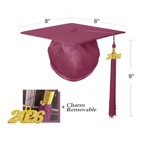 Image of Shiny Preschool Kindergarten Graduation Cap Gown Set for Kids With 2026 2025 Tassel Charm