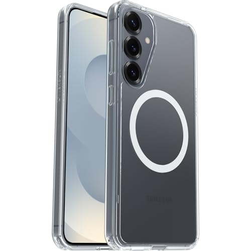 Image of OtterBox Symmetry Series Clear Transparent Case with Magnets for Samsung Galaxy S25+, Shockproof, Drop-Proof, Protective Case, 3X Military Standard Tested, Transparent