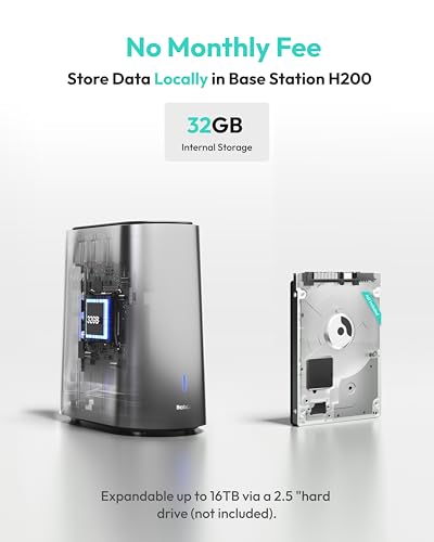 Image of BOTSLAB Security Cameras Wireless Outdoor, 4 Cam-Kit, 4K Color Night Vision, Solar Security Camera System with 360 PT, No Monthly Fee,32GB Local Storage Base Station,AI Recognition,DIY Installation