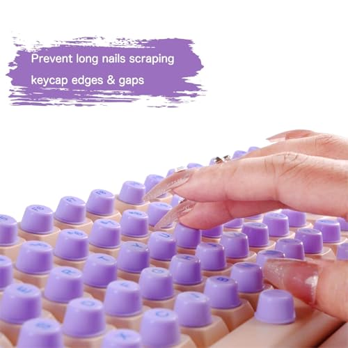 Pegatinas para Teclado 96 Piezas Morado miniatura 2