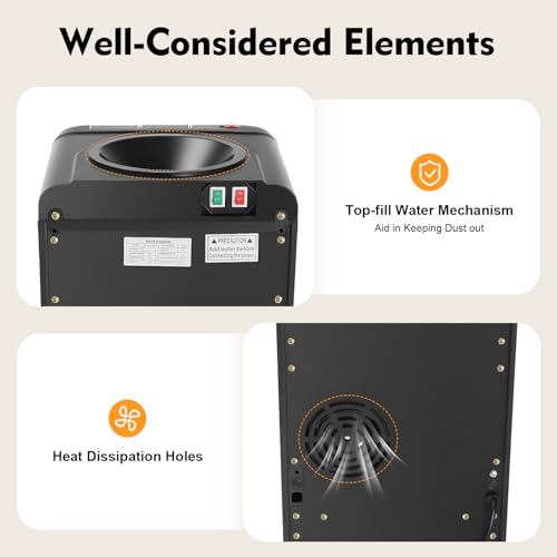 Image of Top Loading Water Cooler Dispenser for Holds 5 Gallon Jug,3 Temperature Settings,Hot & Cold Standing Water Dispenser with Multiple Safety Features,Water Cooler for Home,Office,Apartment