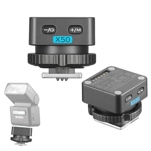 Godox X5O Déclencheur Flash sans Fil TTL pour Olympus & Panasonic, Émetteur Flash 2,4 GHz pour iT32 Mini Flash, Déclencheur Griffe Porte-Accessoire avec Support HSS