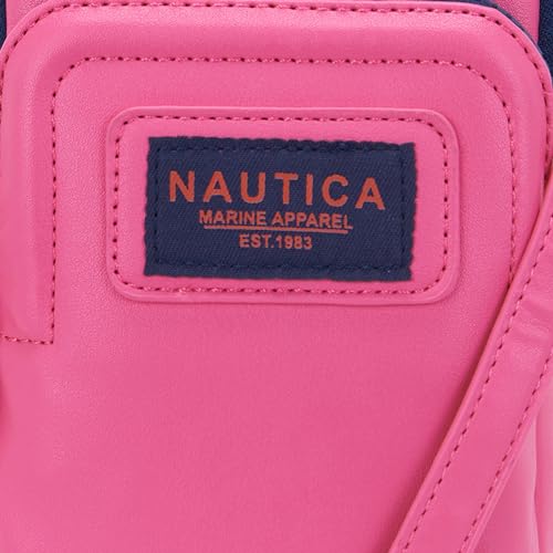 Image of Nautica Catalina Vegan Leather RFID Womens Crossbody Cell Phone Purse Holder Wallet