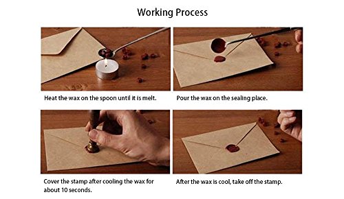 Wax Seal Stamp, Retro Wood Stamp Classic Initial Wax Seal Stamp With Handle, Great For Embellishment Of Envelopes, Invitations, Wine Packages, Greeting Cards, Etc (Snowflake) #TOP5