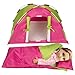 Dress Along Dolly Doll Tent w Sleeping Bag for American Girl and Other 18 inches Dolls - 23 x 15 x 14 in