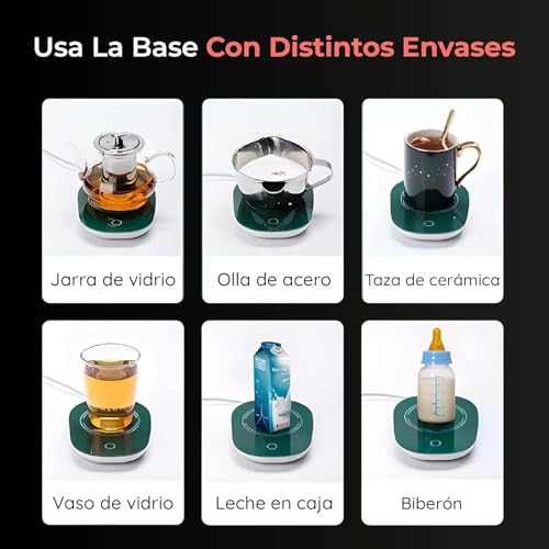 Image of Generic Smart Electric Coffee & Tea Mug Warmer with Auto Shut Off - Thermostatic Heating Coaster for Beverage, Milk, Tea, and Cocoa - Desk & Office User