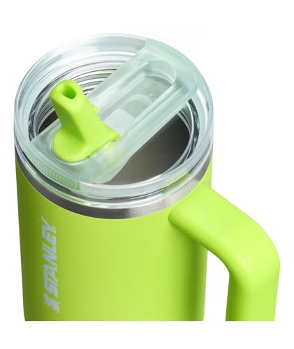 Image of STANLEY Quencher ProTour Flip Straw Tumbler with Leakproof Lid 30 oz | Built-In Straw & Handle | Cupholder Compatible for Travel | Insulated Stainless Steel Cup | BPA-Free | Chartreuse
