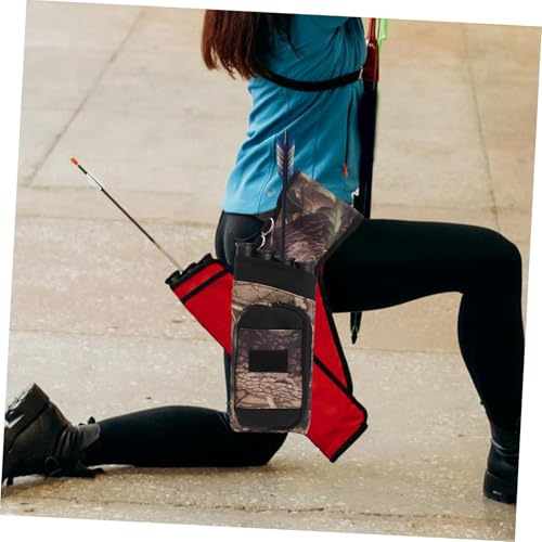 Bolsa de cinturón Kisangel con compartimentos para linterna y caña de pescar 3