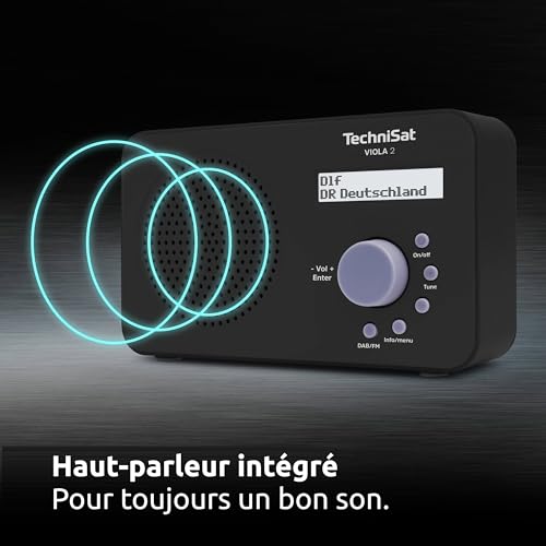 Radio DAB portable petit format 1W RMS TechniSat VIOLA 2