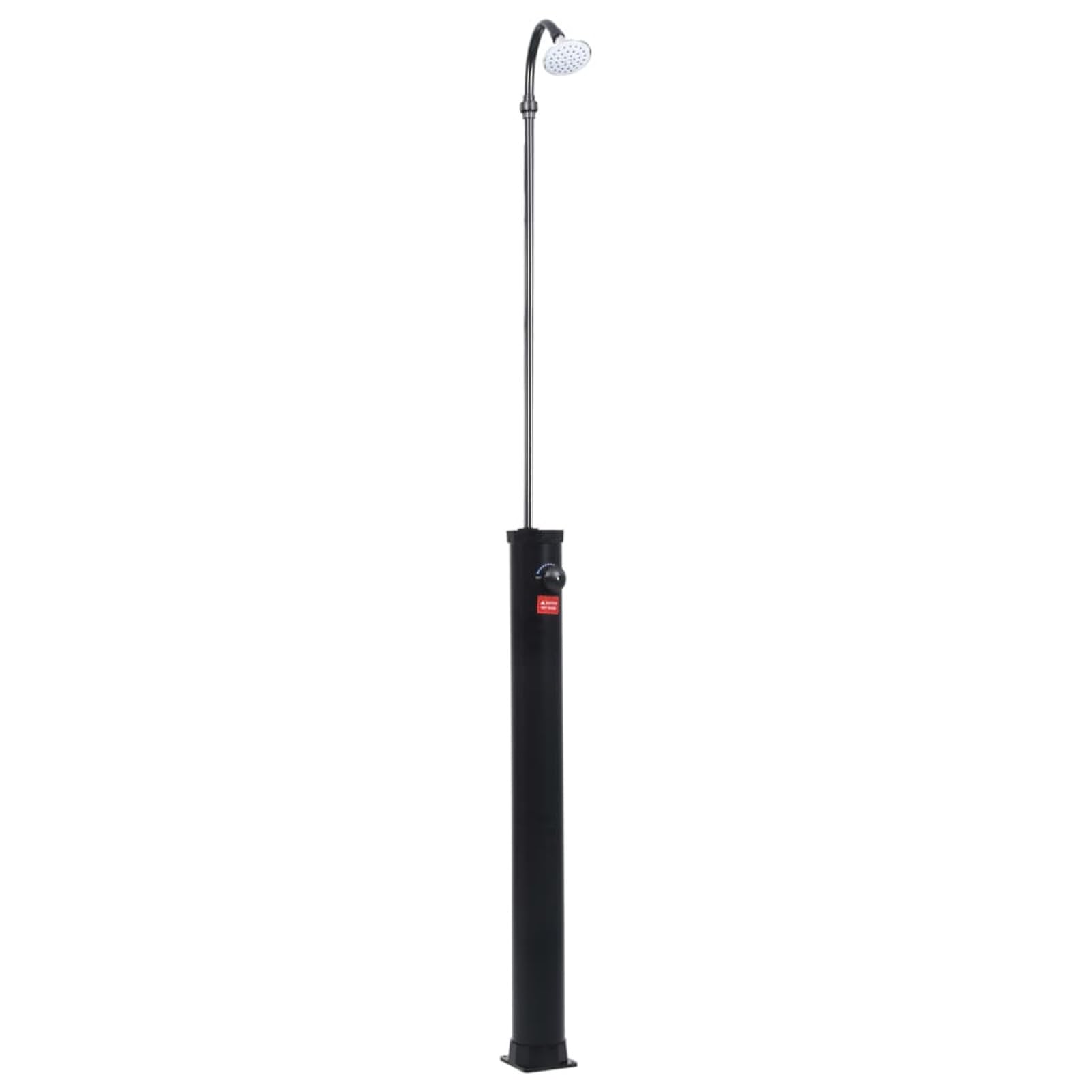 Doccia Solare da Giardino Nera 215 cm 8 L,Piscine e Spa,Accessori per Piscina e spa-92295