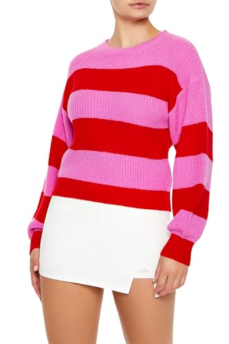 Forever 21 Women's Striped Drop-Sleeve Sweater4