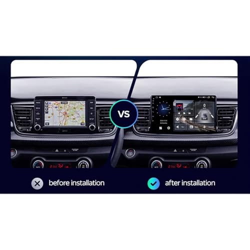 Radio de coche 2 DIN para Kia Rio 2017-2022 con Android Auto inalámbrico y Bluetooth 32G 2