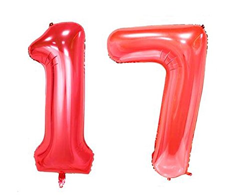 Preisvergleich Produktbild Jinju 40 cm rot Riesenzahl Air Füllung