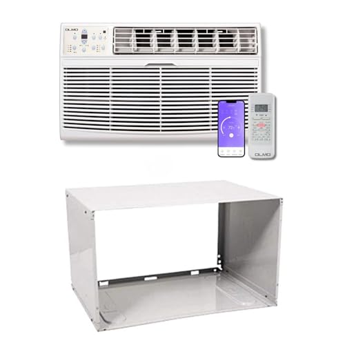 OLMO 12,000 btu 230V Through-the-Wall Air Conditioner with Remote Control and built in Smart Kit, Cooling Only (R32 Refrigerant) Wall Sleeve Included…