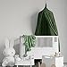 Green Bed Canopy, Hanging Round Dome Mosquito Net Curtains Tent Canopies Over Corner Cute Princess Style Decoration Crib Ceiling Castle For Girls Baby Kids Boys Child Nursery Bedroom Reading Nook Play