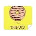 Chocolate Doughnut Dessert Sweet Food Cleaning Cloth Screen Cleaner 2pcs Suede Fabric