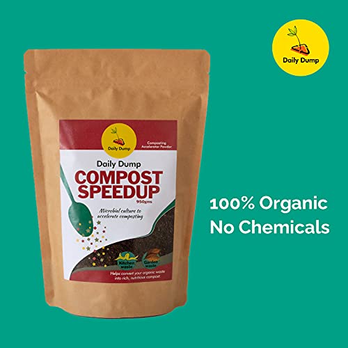 Daily Dump Compost Speedup 950gms (1kg) I Microbes for Accelerated Quality Aerobic Composting I Prevents Foul Smell