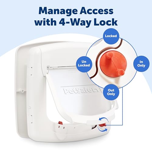 PetSafe Chatière Staywell Magnétique Blanc Série 400