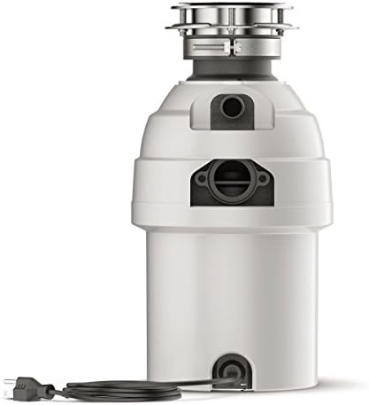 Waste King 9980 Garbage Disposal with Power Cord, 1 HP,Metallic