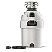 Waste King 9980 Garbage Disposal with Power Cord, 1 HP,Metallic