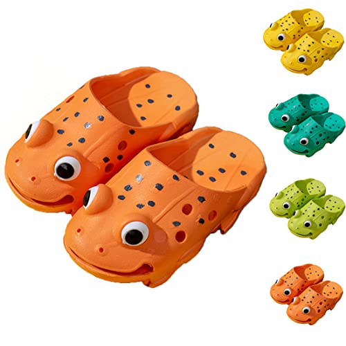 MEADOO Frog Slippers, Frog Slides, Animal Slippers, Unisex Funny Cartoon Creative Sandals, Bass Slides, Beach & Shower Shoes