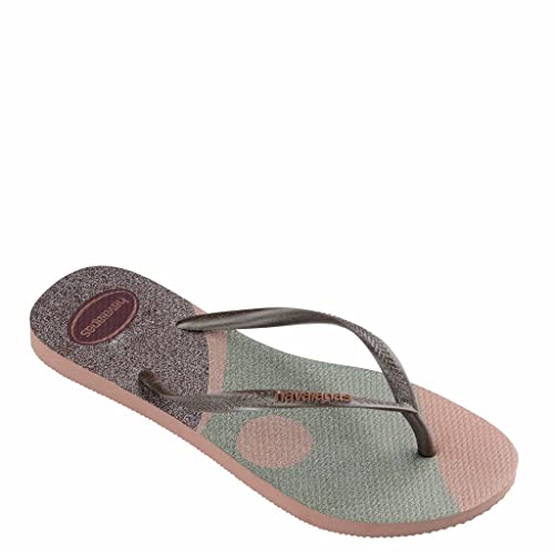 Chinelo Slim Palette Glow, Havaianas, Feminino, Rosa Crocus, 33/34