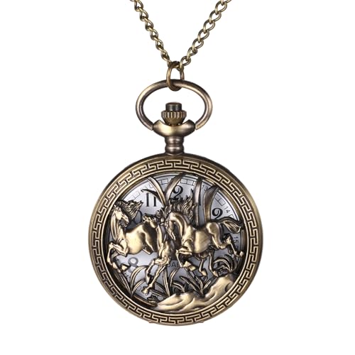 Collier montre de poche bronze parfait pour vos tenues et soirées habillées