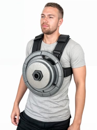 Gilet Pesi per Dischi da 50 mm - Regolabile per Calistenica, Allenamento della Forza, CrossFit e Gym - Alta Qualità per Uomo e Donna