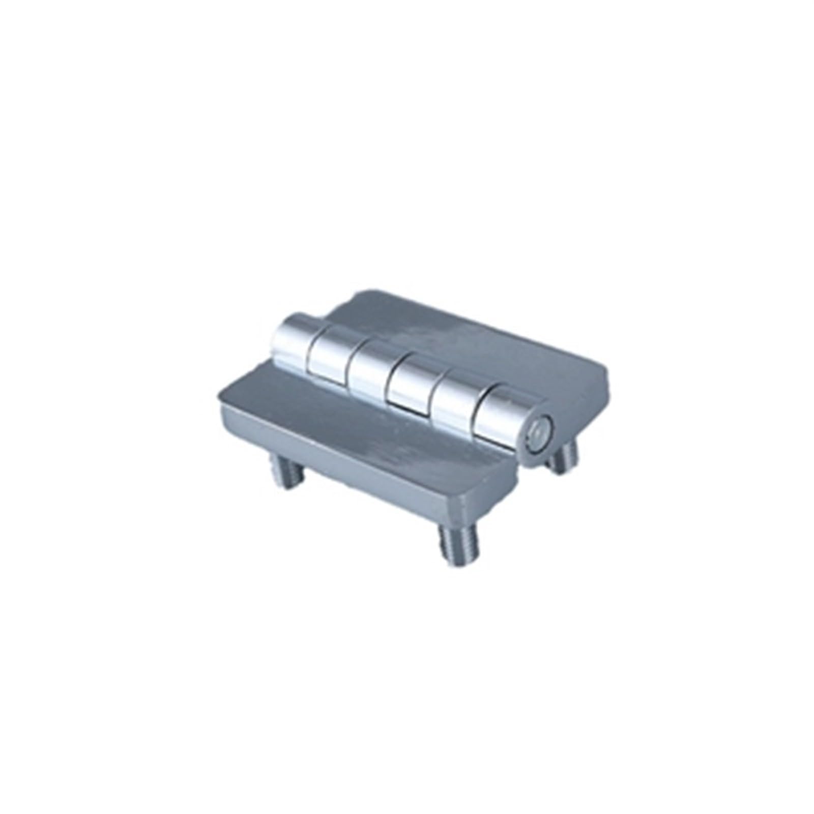 Cabinet Door Hinge Hinge with Stud Heavy Duty Industrial Door Hinges Black Cabinet Butt Furniture(Chrome-Zinc Alloy)