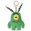 Fuggler SpongeBob 5-Inch Plush Keyring by ZURU, Funny Ugly Monster Bag Clip-on Stuffed Animal, Multiple Characters Available (Plankton)