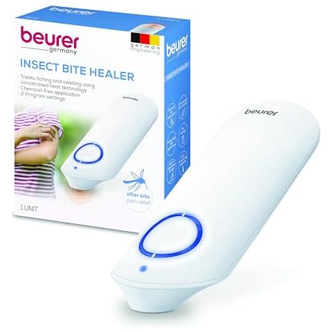 Beurer BR60 Insect Sting and Bite Relief, Bug Bite Healer for Chemical-Free Treatment of Insect Bites, Non-Toxic Natural Relief from Itching and Swelling, for Mosquito Bites Cover