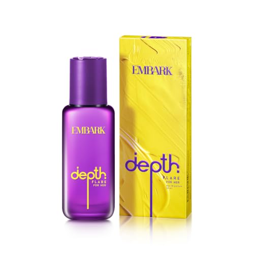 EMBARK Depth Flare Long Lasting Perfume for Women | 20ml Eau De Parfum | Floral Woody Premium Fragrance | Gift for Women EMBARK Depth Flare Long Lasti