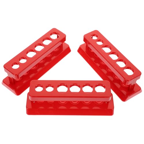 Gatuida Soporte Para Tubos De Ensayo Con 6 Orificios Resistente Para Laboratorio Escolar Fácil De Limpiar Y Mantener