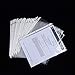 Arae Clear Sheet Protectors for 3 Ring Binder 8.5 x 11 inch Heavy Duty Plastic Sleeves Reinforced Holes, 50 Pack
