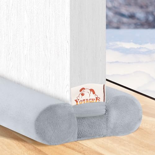Yotache Under Door Draft Stopper - Easy to Install Double Side Draft Blocker - Seal for Bottom of Doors 30" to 36" - Blocks Cold Air, Dust, Noise - Gray by yotache - Used condition - CA$26.98