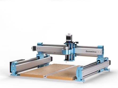 SainSmart Genmitsu 4040 PRO CNC Milling Machine, Supports 4 Axis and WiFi Module, Enhanced Screw Drive for Woodworking, Metal and Acrylic Cutting, Milling, GRBL Control