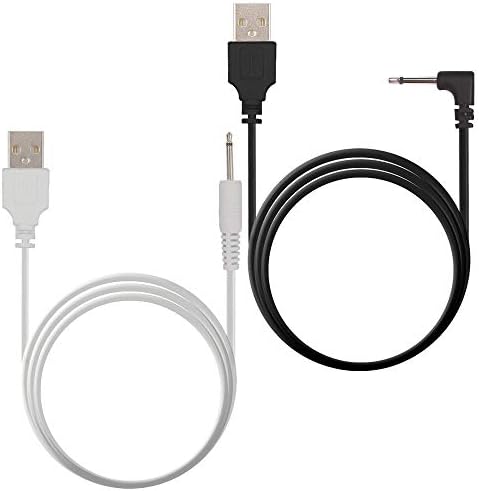 FENERGY SHOP Replacement Charging Cable Set | USB Charger Cords for Wireless Massagers - 2.5mm - Fast Charging