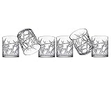 Godinger Double Old Fashioned Whiskey Glasses Barware - Set of 6