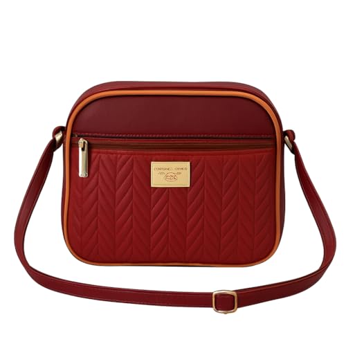 Bolsa Feminina Transversal Casual (Bordo)
