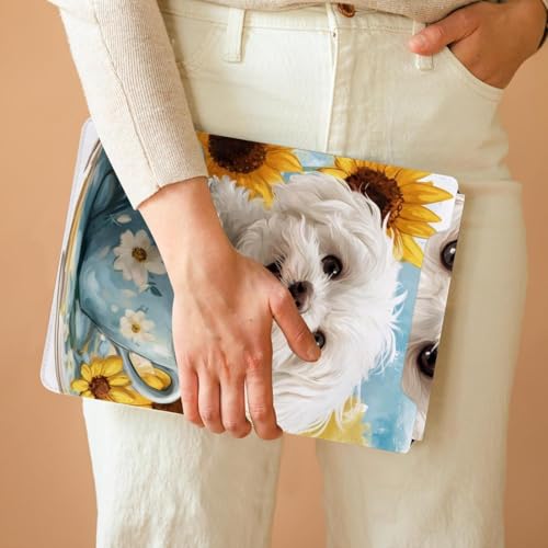 Housse pour ordinateur portable imprimé tournesol et design compact - 6