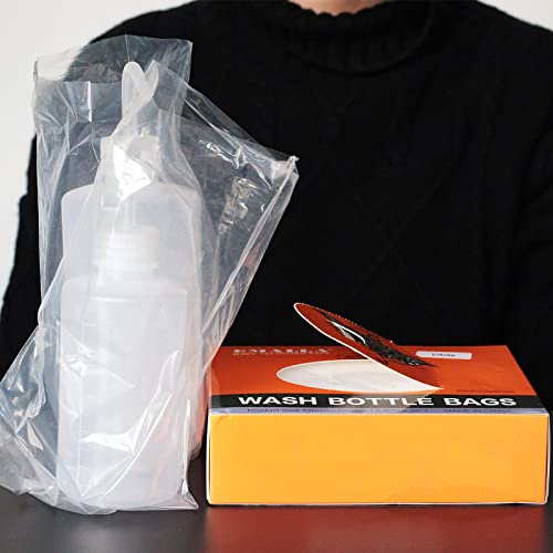 MIUXIA 250pcs Wash Bottle Bags