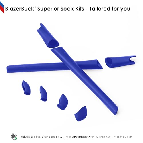 Image of BLAZERBUCK Replacement Sock Kits Earsocks & Nosepieces for Oakley Half Jacket XLJ Sunglass
