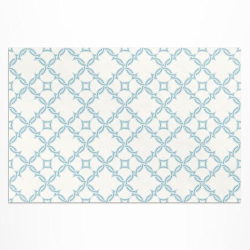 Tapis de sol vinyle 140x210 cm rectangle imperméable pour balcon terrasse jardin