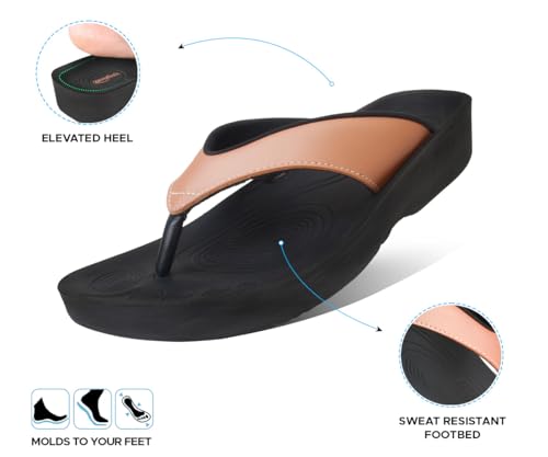 Image of AEROTHOTIC Comfortable Arch Support Flip Flops for Women Orthotic Sandals